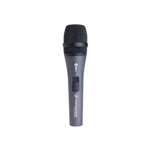 Dinamiskais mikrofons Sennheiser e 845‑S — superkardiodāls, vads XLR, 40–16000 Hz, 350 Ω, 185 mm, 330 g, metāla korpuss, rokasslēdzis