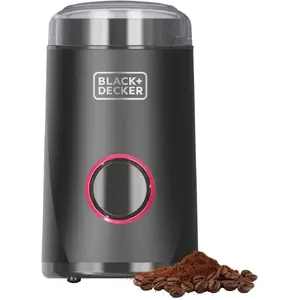 Кофемолка Black & Decker BXCG152E — 150 Вт, ёмкость для зерен 50 г, стальные ножи, 220–240 В