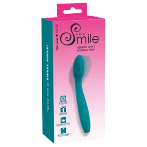 Vibrators Sweet Smile 54053510000, silikona, uzlādējams, ūdensizturīgs, garums 18.2 cm, Ø maks. 3.1 cm