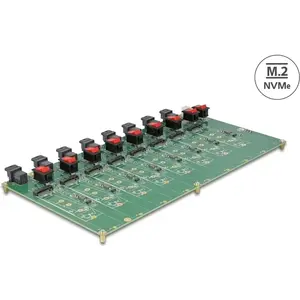SSD diskdziņš DELOCK 8x M.2 NVMe Key M SFF-8643 61073