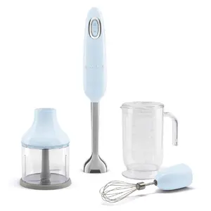 Smeg HBF03PBEU Immersion blender 700 W Blue 8150-14850 RPM Stainless steel blades