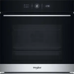 Whirlpool WOI5S8HM1SXA elektriskā iebūvējamā cepeškrāsns ar 73 L ietilpību, skārienjūtīgo vadību, tvaika gatavošanu, pašattīrīšanos, grillu un konvekciju