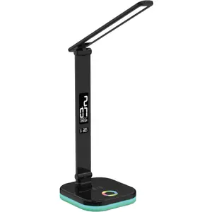 Настольная лампа PLATINET PDL711RGB черная с RGB-подсветкой и регулировкой яркости