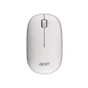 Беспроводная мышь Acer Wireless Bubble Mouse AMR100 белая симметричная радиочастотная оптическая 1600 DPI PixArt PAW3205 3 кнопки колесо прокрутки