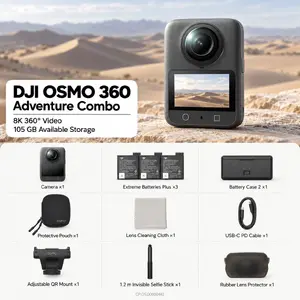 DJI Osmo 360 Adventure Combo — спортивная камера с обзором на 360 градусов
