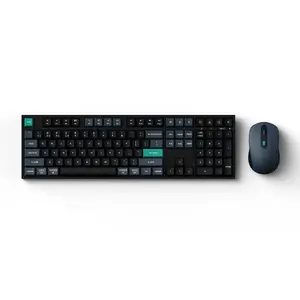 Клавиатура Keychron B36 + BM25 полноразмерная 100% QWERTY английская, USB + RF Wireless + Bluetooth, ножничные переключатели, чёрная, мышь в комплекте