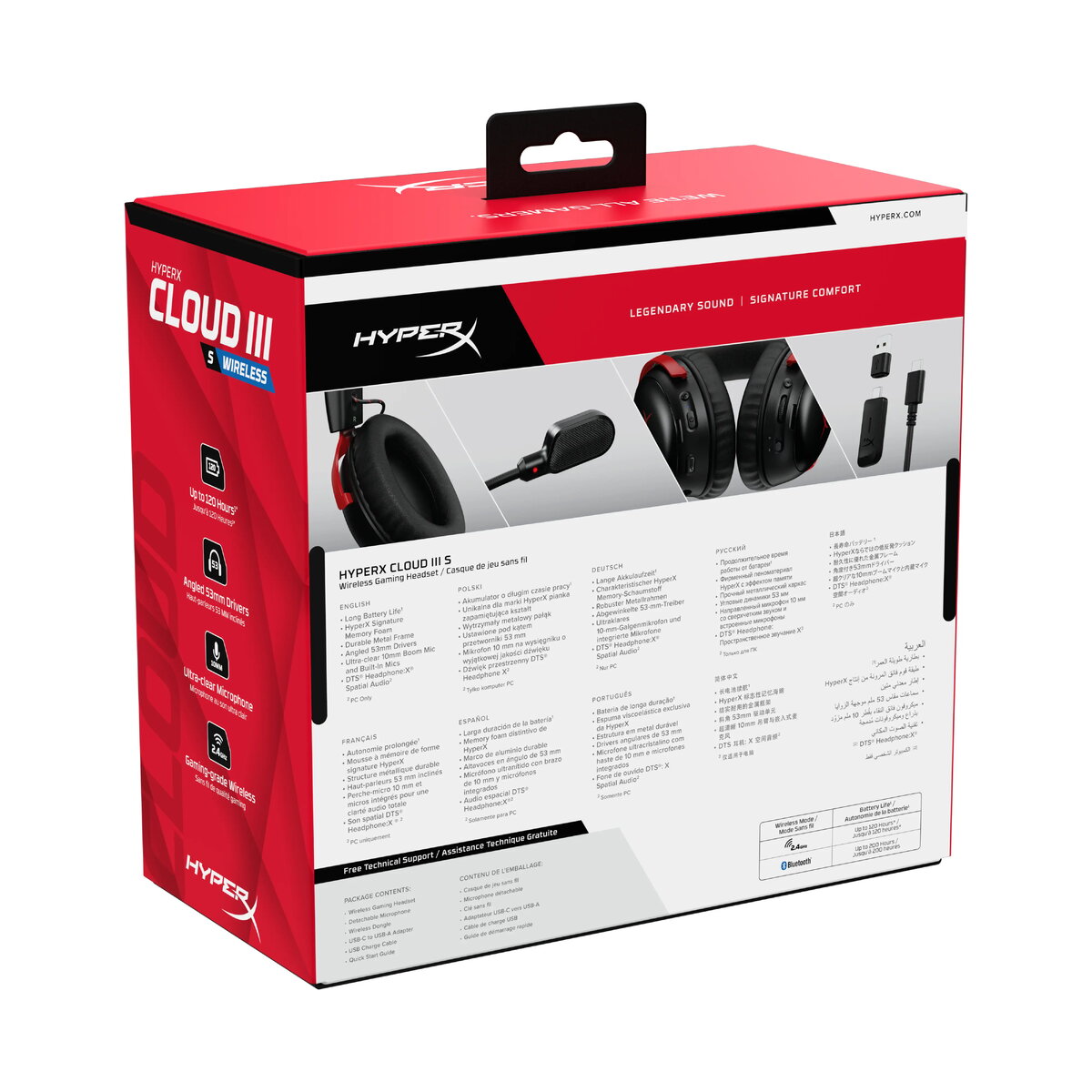 Наушники HyperX Cloud III S Wireless Photo 1
