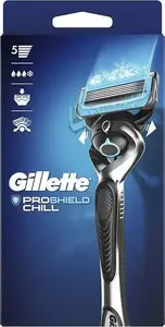 Gillette razor Proshield Chill with cooling technology, cartridge razor for men