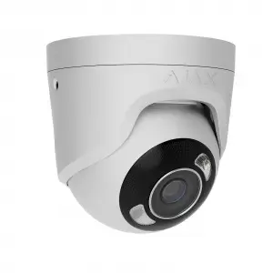 Videonovērošanas kamera AJAX TurretCam HL 8 Mp 4 mm ASP white