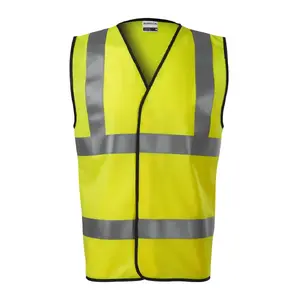 Augstas redzamības atstarojošs vest MALFINI 9V397 fluorescējoši dzeltena, drošības apģērbs
