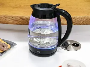 Elektriskā tējkanna LAFE Essential XL 1.7L 2200W Stikls