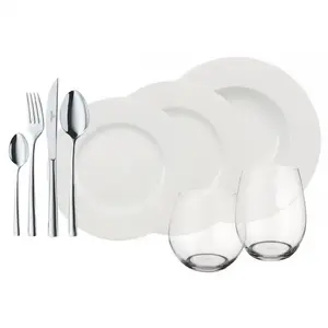 Набор посуды Villeroy & Boch Wonderful World White 36 предметов для 4 человек