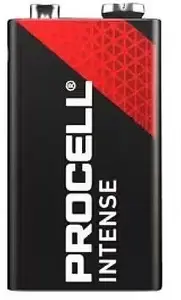 Батарея Duracell ProCell 9V PX1604 щелочная (6LR61) промышленная 9-вольт