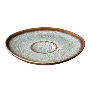 Блюдце для чашки кофе Villeroy & Boch Lave бежевое 15.5 см керамика