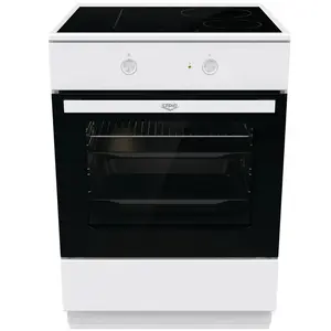 Upo Freestanding cooker FI614A GPE42 UEI6A60WP White Zone induction hob 4 cooking zones 70 L Electric oven Class A