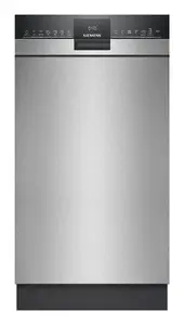 Siemens SR43ES25ME Undercounter Slimline Dishwasher with 10 Place Settings, 6 Programs, Home Connect, and Energy Efficiency Class B