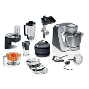 Bosch MUM5 Series 4 Kitchen Machine 1000 W Silver with 3D Mixing System