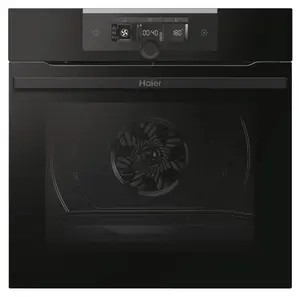 Haier I-Turn Series 2 HWO60SM2F3BH Built-in Electric Oven 70 L Black with Convection Grill Wi-Fi Control and Self-Cleaning