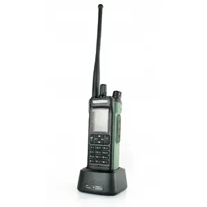 Rokas radio Baofeng DM-32E — VHF 144–146 MHz, UHF 430–440 MHz, AIRBAND RX 108–136 MHz, 2200 mAh, DMR/FM, GPS+APRS