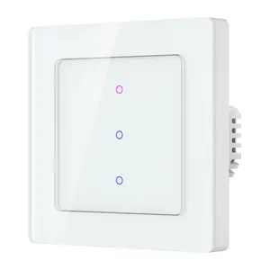 Skārienjūtīgs WiFi gaismas slēdzis Avatto TS20-EU-W3 2-gang 220V