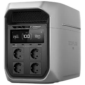 EcoFlow DELTA 3 Max Plus pārnēsājamā uzlādes stacija, 2048 Wh
