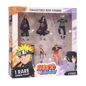Kolekcionējamu figūru komplekts p.m.i kids world Naruto Shippuden — 6 gab. deluxe edition ver. A