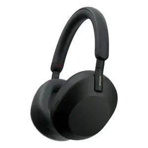 Pār galvu liekami bezvadu austiņas ar trokšņu slāpēšanu Sony WH-1000XM5, Bluetooth, 30 h baterija, mikrofons, melnas