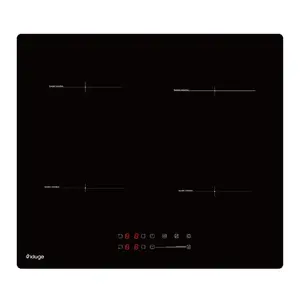 Built-in induction hob Kluge KPI6015B — 4-zone black cooktop with booster, timer and touch slider
