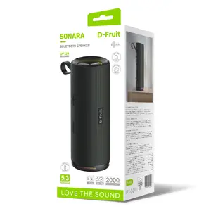 Bezvadu skaļrunis D-Fruit Sonara BT/FM DF139 — Bluetooth un FM radio, portatīvais audio