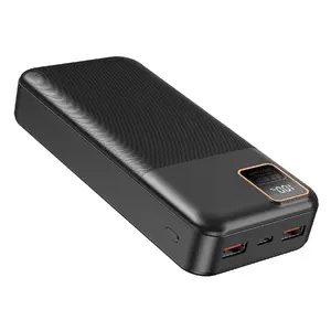 Portatīvais akumulators PATONA 9417 — Lithium Polymer 20000 mAh, Power Delivery un Quick Charge 3.0, 3,7 V, melns