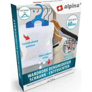 Dehumidifier refill bags ALPINA Pochłaniacz wilgoci 249315, moisture absorber sachets (EAN 8711252249315)