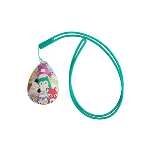 Bezvadu iekškanāla austiņas SQUISHMALLOWS TWSSQM-LOCKET — kompakti TWS auskari ar uzlādes kārbiņu