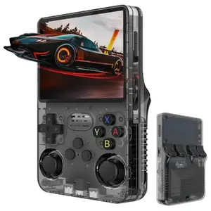 Игровая приставка Riff RF-R36S — 64 ГБ памяти, 15 000 встроенных ретро‑игр, черная