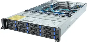 Rack serveris Giga Computing R283-S94-AAH1 2U priekš 5.ās/4.ās paaudzes Intel, 12x 3.5"/2.5" sloti, 2x1300W barošanas bloki