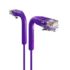 Pārejas kabelis Broadbe Slim Patch Cable 5G violets 0,1 m Cat6 slim
