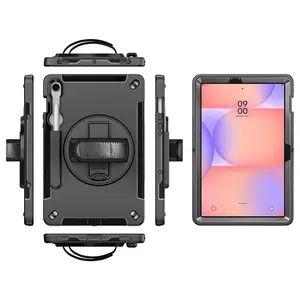 Planšetdatora vāciņš eSTUFF OHIO priekš Samsung Galaxy Tab S10 Lite, S10FE, S9FE, S9 melns