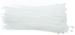Нейлоновые стяжки для кабеля Gembird NYTFR-250X3.6-W разъемные морозо- и УФ-стойкие белые 100 штук