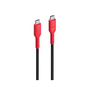 USB-C Data Blocker kabelis Unisynk 240W — tikai barošanai, aizsardzība pret datu piekļuvi