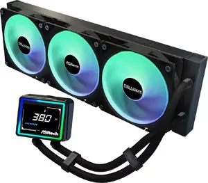 ASROCK Challenger 360 Digital Processor All-in-one liquid cooler 12 cm Black