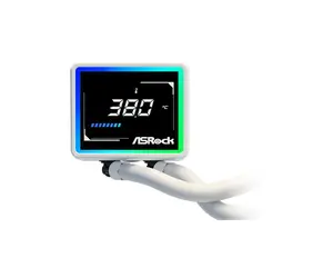 ASRock Challenger White 360 Digital Liquid CPU Cooler with 120mm Fans