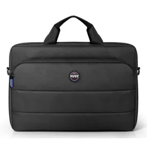 Briefcase Port Designs ECO PORTLAND for 40.6 cm (16") laptops, black, handle and shoulder strap, 320 g
