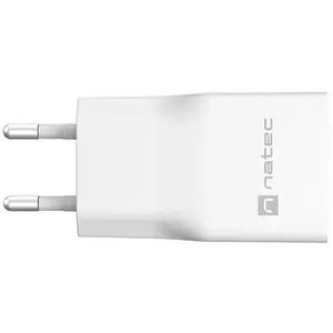 Lādētājs NATEC Ribera NUC-2376 — 1× USB-A, 1× USB-C, 3 A izvada strāva