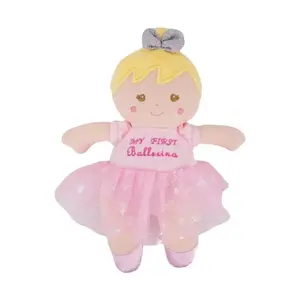 Погремушка TULILO Rattle Doll Lily — мягкая погремушка в виде куклы для младенцев