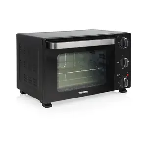 Tristar OV-3650 Elektriskā mini cepeškrāsns 20 L 1300 W Melna Mehāniskā vadība Augšējā un apakšējā karsēšana 90-230°C