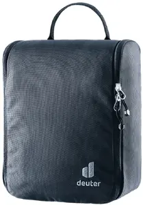 Ceļojumu kosmētikas soma DEUTER Wash Center II, kompakts higiēnas piederumu organizators, melna