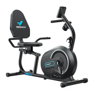 Atpūtas velotrenažieris (recumbent) MERACH MR-S08B1-EU — melns