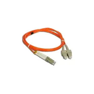 Patch cord ACT FO LC-SC duplex daudzmodeļu 50/125 µm 5,0 m