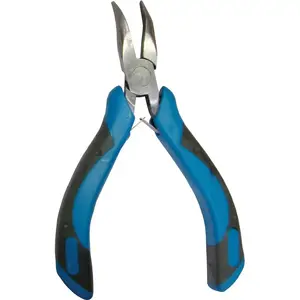 Pliers JOBIextra mini long bent, model WX0199, compact bent-nose design