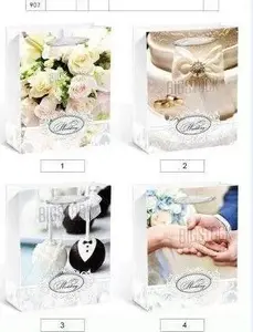 Gift bag w&k KR 907 M — paper gift bag, medium size, model KR 907 M