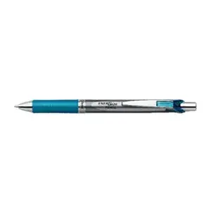 Ballpoint pen Rystor Pentel PL77S — blue ink, 0.7 mm tip, silver body, 1 pc
